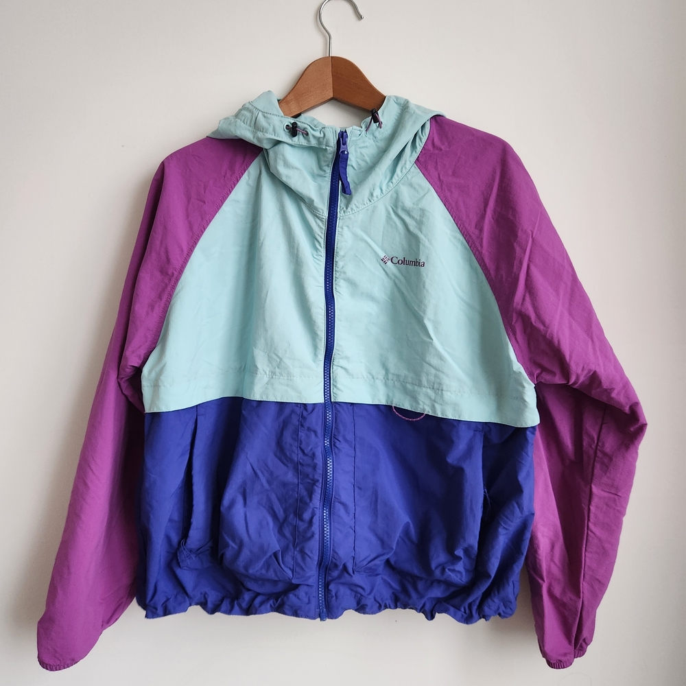 Columbia Colorblock Windbreaker Jacket